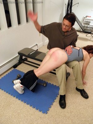 Real Spankings Institute - Sophie Spanked For Being Late To Gym - image 17