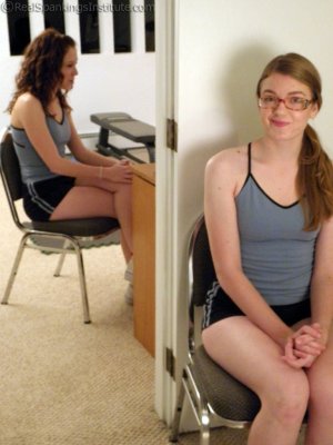 Real Spankings Institute - Sophie And Ivy Punished By Mr. King (part 1 Of 2) - image 14