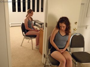 Real Spankings Institute - Sophie And Ivy Punished By Mr. King (part 2 Of 2) - image 15