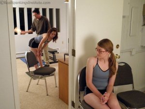 Real Spankings Institute - Sophie And Ivy Punished By Mr. King (part 1 Of 2) - image 16
