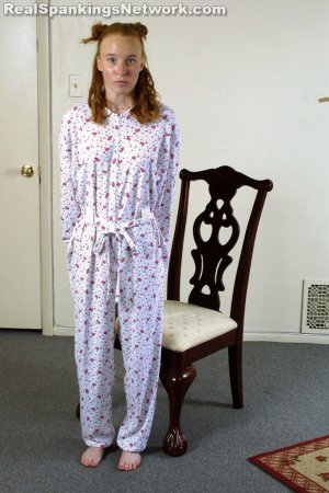 Spanking Teen Jessica - Drop Seat Pajama Spanking - image 9