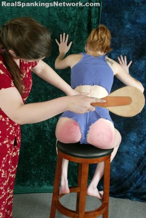 Spanking Teen Jessica - Spanked On The Stool By Lady D - image 14