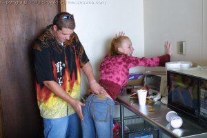 Spanking Teen Jessica - Spanked For A Dirty Kitchen - image 6