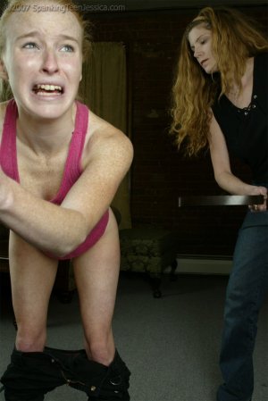 Spanking Teen Jessica - Jessica Spanked By Miss J - image 2