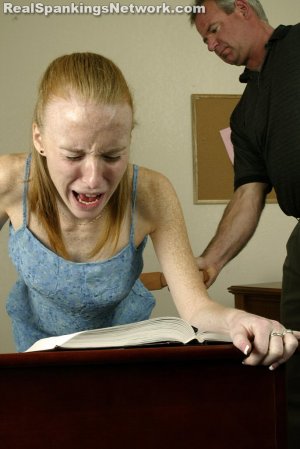 Spanking Teen Jessica - Strapped For Chewing Gum - image 12