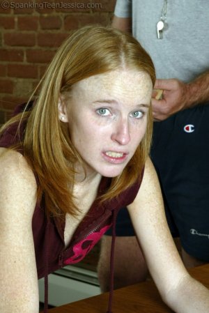 Spanking Teen Jessica - Paddled By The Coach - image 17