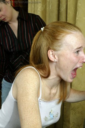 Spanking Teen Jessica - Jessica Earns A Switching - image 1