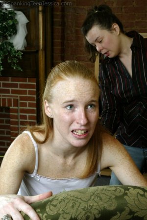Spanking Teen Jessica - Jessica Earns A Switching - image 9