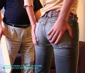 Firm Hand Spanking - 01.11.2003 - Board On Tight Jeans - image 4