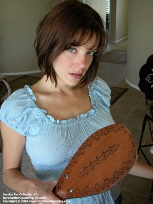 Firm Hand Spanking - Tearful Bare Paddling - image 12