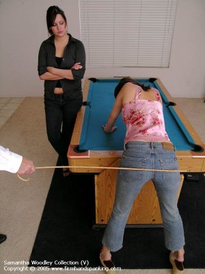 Firm Hand Spanking - 14.09.2005 - Cane On Tight Jeans - image 11