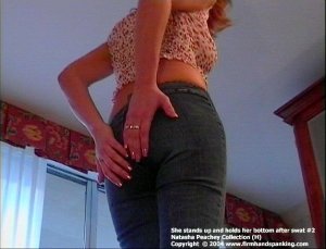 Firm Hand Spanking - Paddling On Jeans - image 12