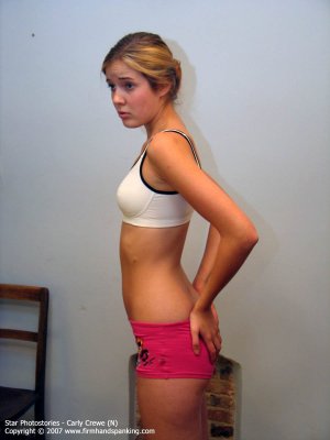 Firm Hand Spanking - Board On Hot Pink Shorts - image 16