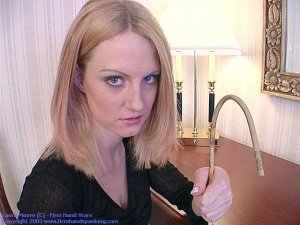 Firm Hand Spanking - 04.10.2003 - Bare Bottom Caning - image 9