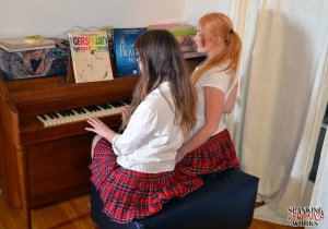 Spanking Veronica Works - Bad Piano Student - image 9