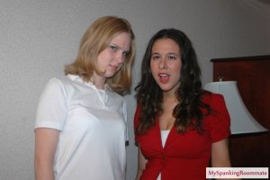 My Spanking Roommate - Chloe And Louise Fight For Job - image 15