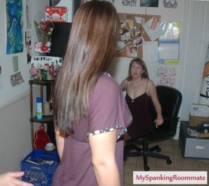 My Spanking Roommate - Clare Pays For Breaking In - image 7