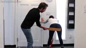 Real Spankings - Paddled In The Hallway - image 9
