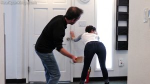 Real Spankings - Paddled In The Hallway - image 6