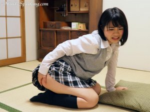 Hand Spanking - Unpaid Monthly Tuition - Japanese Room Version - image 4