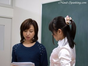 Hand Spanking - Misaki, The Teacher - image 8
