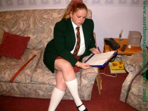 Northern Spanking - Little Miss Prefect - Full - image 1