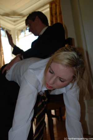 Northern Spanking - Lottie Gets The Cane - Full - image 13