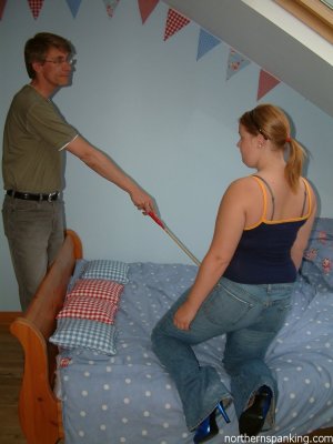 Northern Spanking - Little Miss Bossy Gets It - image 9