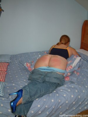 Northern Spanking - Little Miss Bossy Gets It - image 14