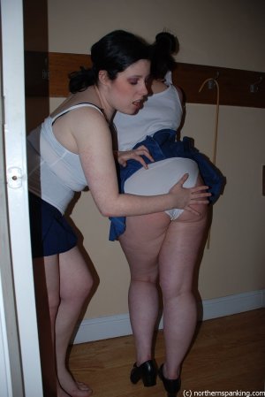 Northern Spanking - Naughtiness In The Girls Changing Room - image 5