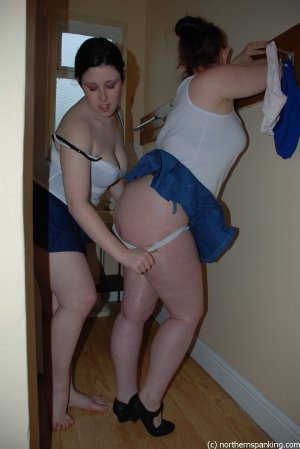 Northern Spanking - Naughtiness In The Girls Changing Room - image 8