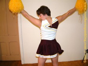Northern Spanking - Cheeky Cheerleader Rachel! - image 4