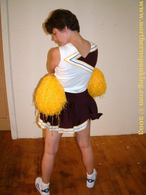 Northern Spanking - Cheeky Cheerleader Rachel! - image 11