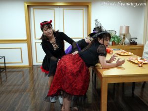 Hand Spanking - Late To Halloween Party - image 4